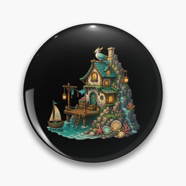 Item preview, Tidekeeper Cottage and the Azure Griffin  designed and sold by Sketchlegacy.