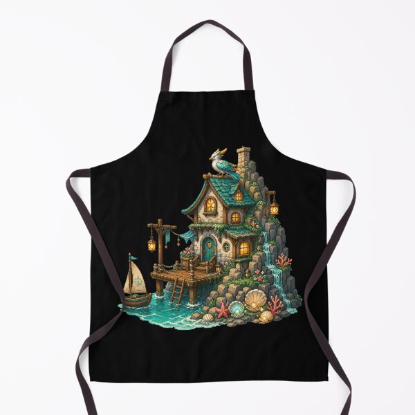 Item preview, Tidekeeper Cottage and the Azure Griffin designed and sold by Sketchlegacy.