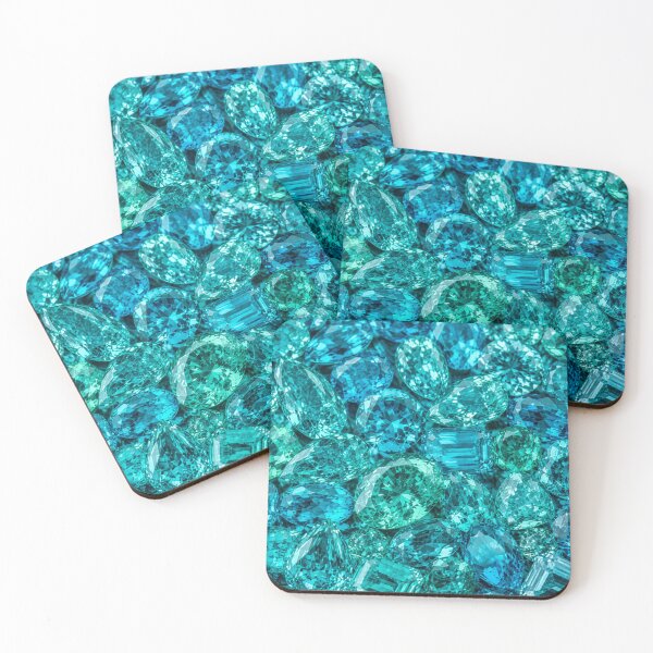 Item preview, Photorealistic Paraíba Tourmaline Gem Pattern designed and sold by GSizzle1.