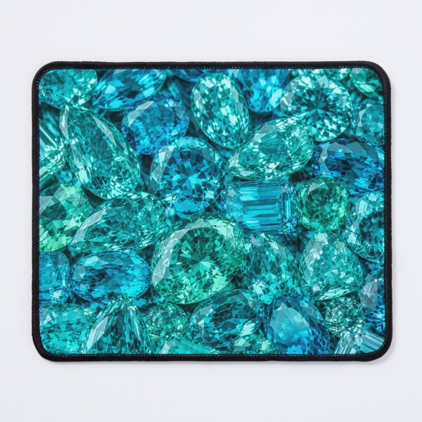 Item preview, Photorealistic Paraíba Tourmaline Gem Pattern designed and sold by GSizzle1.