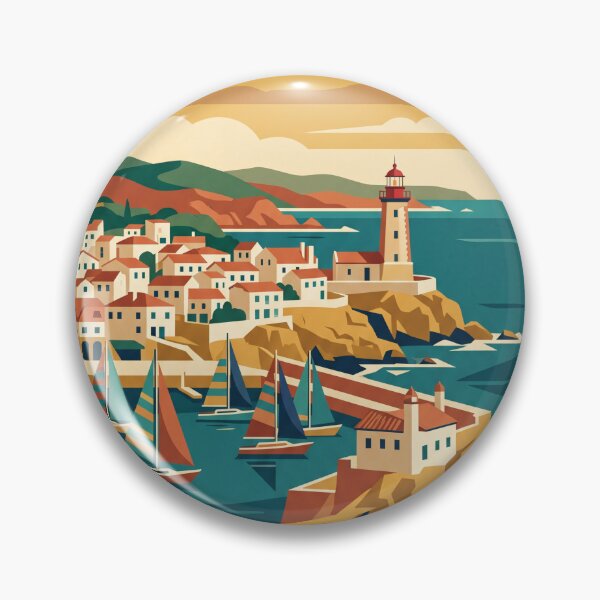 Item preview, Cascais Portugal Vintage Travel Poster designed and sold by Bomax121.
