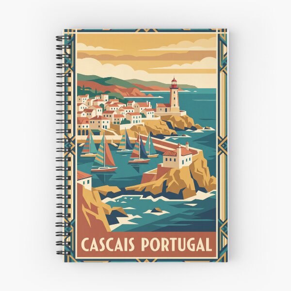 Item preview, Cascais Portugal Vintage Travel Poster designed and sold by Bomax121.