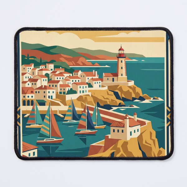 Item preview, Cascais Portugal Vintage Travel Poster designed and sold by Bomax121.