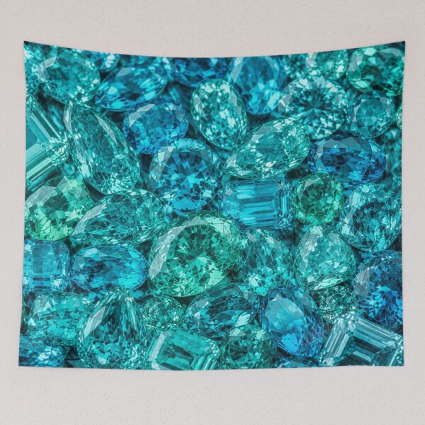 Item preview, Photorealistic Paraíba Tourmaline Gem Pattern designed and sold by GSizzle1.