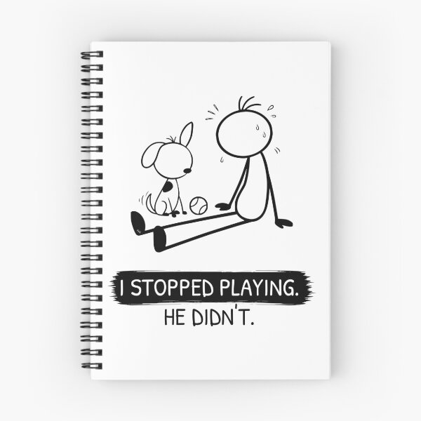 Item preview, Funny Playing Fetch Dog T-Shirt | I Stopped Playing | Dog Owner Shirt | Tennis Ball Dog Gift | Minimalist Dog Lover Tee designed and sold by Pebl-Co.