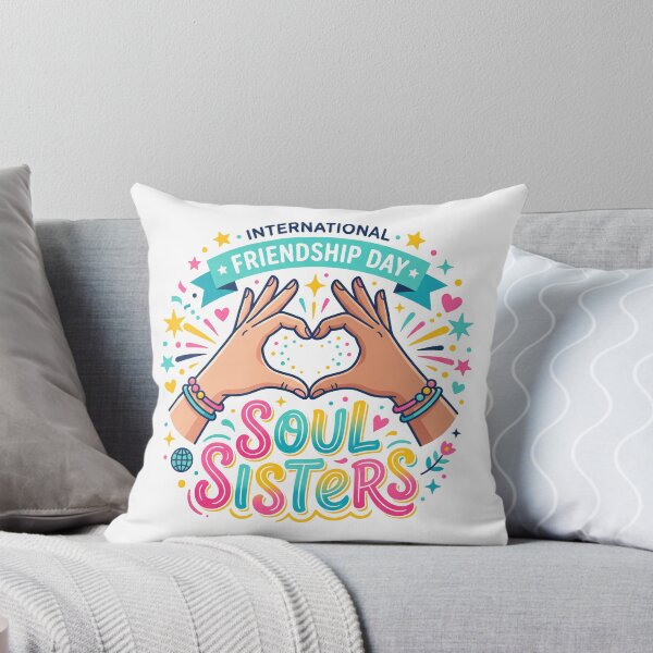 Item preview, International Friendship Day Soul Sisters Heart Hands Design designed and sold by Vivaro.