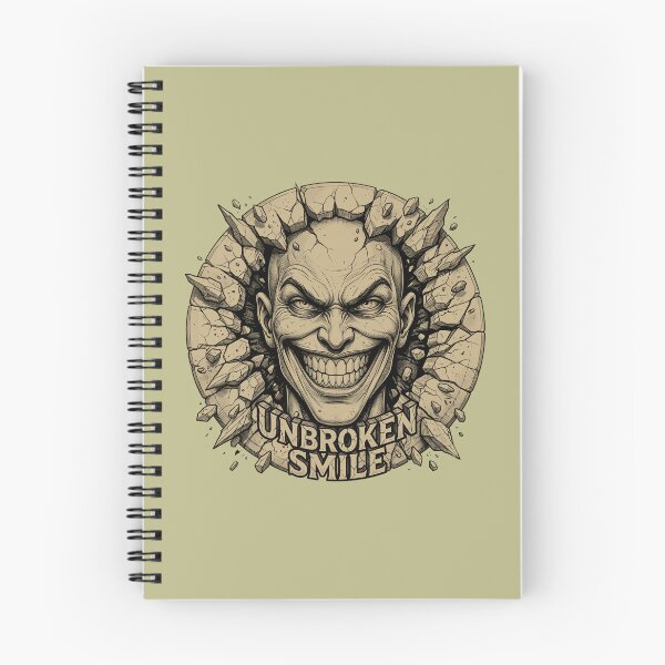 Item preview, Unbroken Smile Creepy Face Dark Wall Art designed and sold by MarCinu Art.
