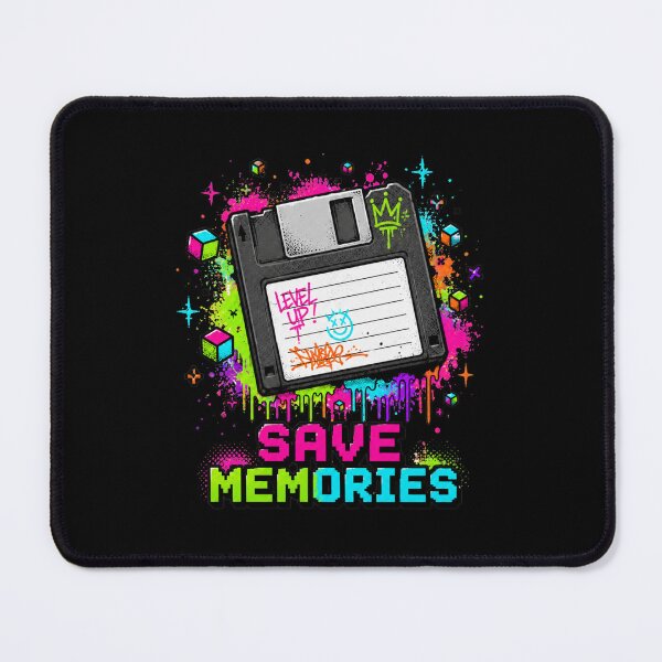 Item preview, Save Memories Retro Floppy Disk Graffiti Pixel Designn designed and sold by PixelBlob.