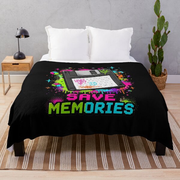 Item preview, Save Memories Retro Floppy Disk Graffiti Pixel Designn designed and sold by PixelBlob.