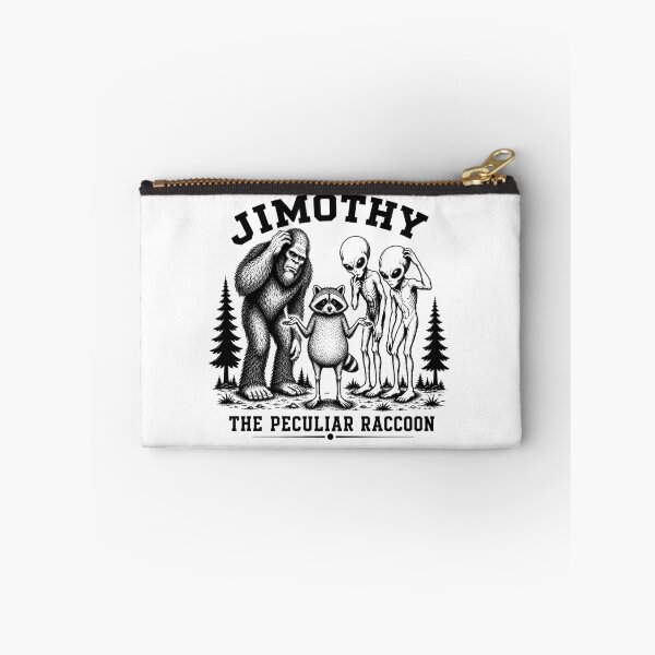 Item preview, Jimothy the Peculiar Raccoon – Bigfoot & Aliens Funny Cryptid Design designed and sold by CHADHAIR.