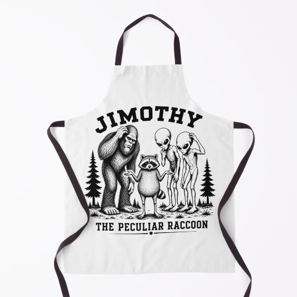 Item preview, Jimothy the Peculiar Raccoon – Bigfoot & Aliens Funny Cryptid Design designed and sold by CHADHAIR.