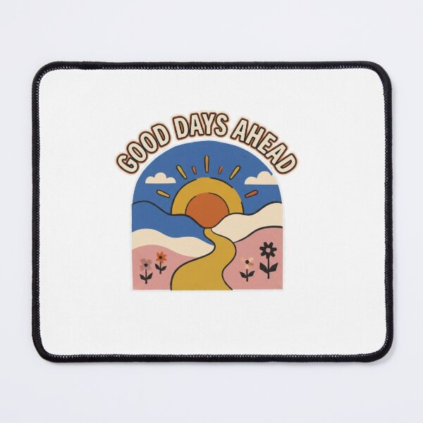 Item preview, Good Days Ahead Folk Art Sunrise designed and sold by GoofyShopp.