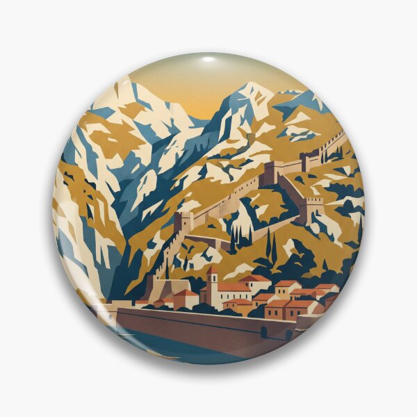 Item preview, Kotor Montenegro Vintage Travel Poster designed and sold by Bomax121.