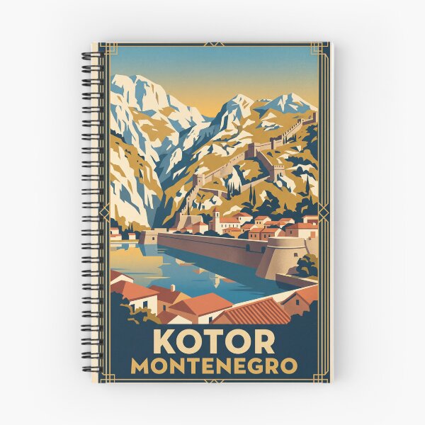 Item preview, Kotor Montenegro Vintage Travel Poster designed and sold by Bomax121.