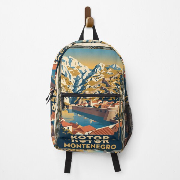Item preview, Kotor Montenegro Vintage Travel Poster designed and sold by Bomax121.