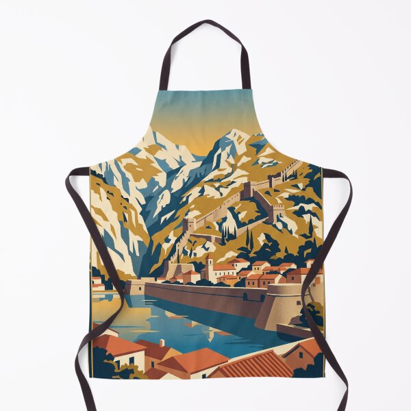 Item preview, Kotor Montenegro Vintage Travel Poster designed and sold by Bomax121.