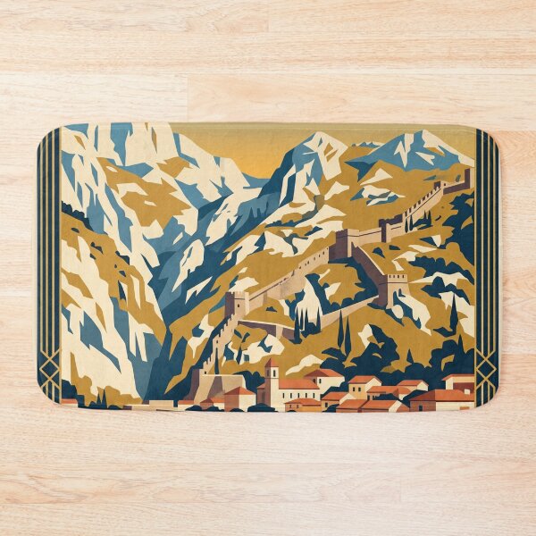 Item preview, Kotor Montenegro Vintage Travel Poster designed and sold by Bomax121.