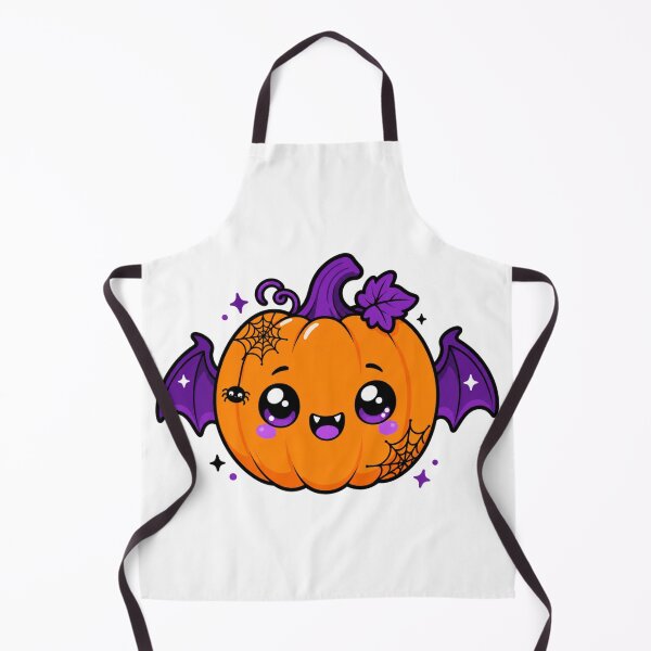 Item preview, Spooky Cute Sweet Kawaii Halloween Pumpkin with Bat Wings designed and sold by BoosterShop.