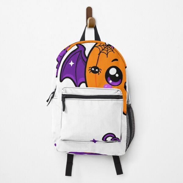 Item preview, Spooky Cute Sweet Kawaii Halloween Pumpkin with Bat Wings designed and sold by BoosterShop.