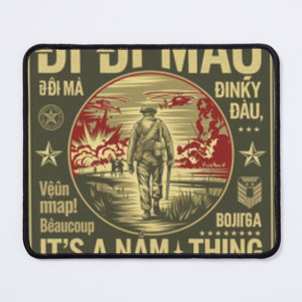 Item preview, Vietnam Veteran Di Di Mau Vietnam War Memory Memor designed and sold by Nico Davidson.