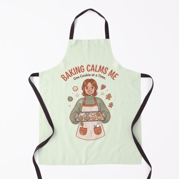 Item preview, Baking Calms Me – One Cookie at a Time | Funny Baker & Cookie Lover Shirt designed and sold by Softbear Atelier.