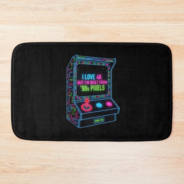 Item preview, I Love 4K Built From 90s - Pixels humor designed and sold by PixelBlob.