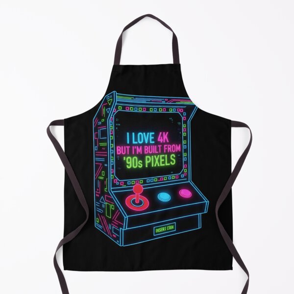 Item preview, I Love 4K Built From 90s - Pixels humor designed and sold by PixelBlob.