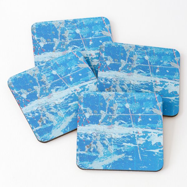 Item preview, Abstract Blue Textured Grunge Painting Design designed and sold by BuckaBaby.
