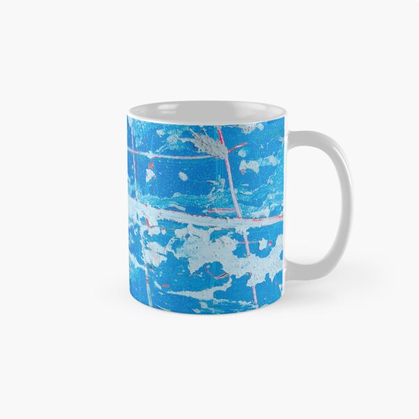 Item preview, Abstract Blue Textured Grunge Painting Design designed and sold by BuckaBaby.