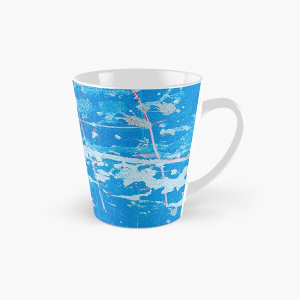 Aperçu de l'œuvre Peinture abstraite texturée bleue de style grunge créée et vendue par BuckaBaby.