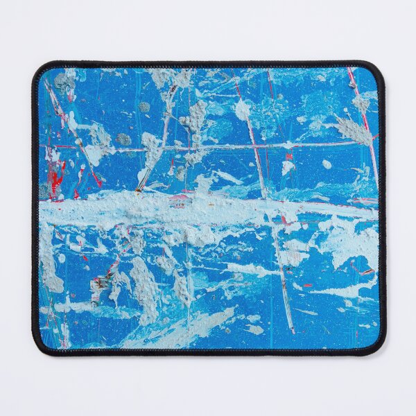 Item preview, Abstract Blue Textured Grunge Painting Design designed and sold by BuckaBaby.