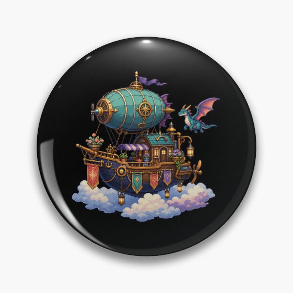 Item preview, Dragonwing Skyship Above the Cloud Kingdom  designed and sold by Sketchlegacy.