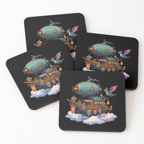 Item preview, Dragonwing Skyship Above the Cloud Kingdom  designed and sold by Sketchlegacy.