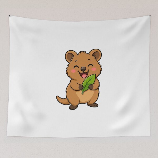 Item preview, Don't Worry Be Quokka Sweet Happy Kawaii Quokka designed and sold by BoosterShop.