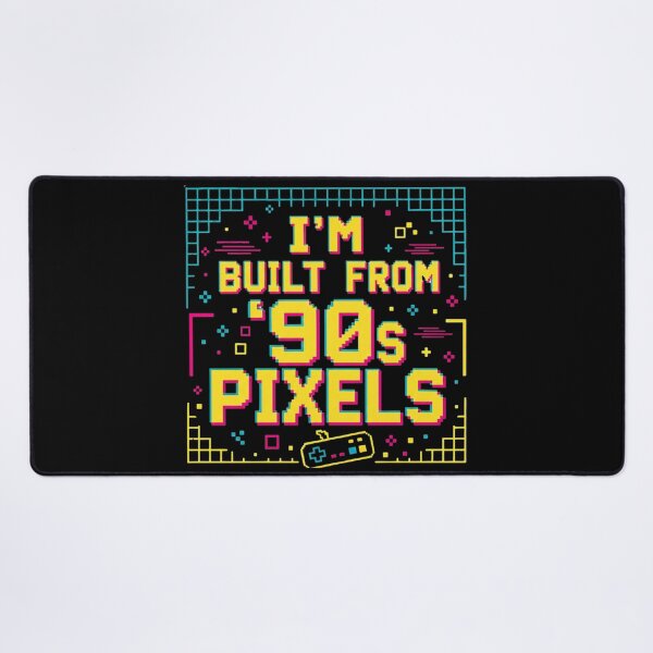 Item preview, I'm Built From 90s Pixels Retro Gamer Humor designed and sold by PixelBlob.