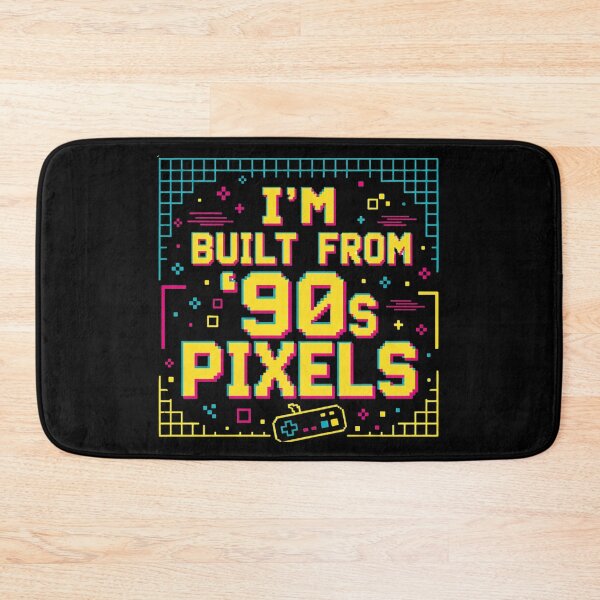 Item preview, I'm Built From 90s Pixels Retro Gamer Humor designed and sold by PixelBlob.