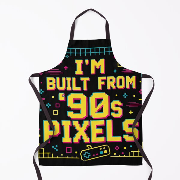 Item preview, I'm Built From 90s Pixels Retro Gamer Humor designed and sold by PixelBlob.