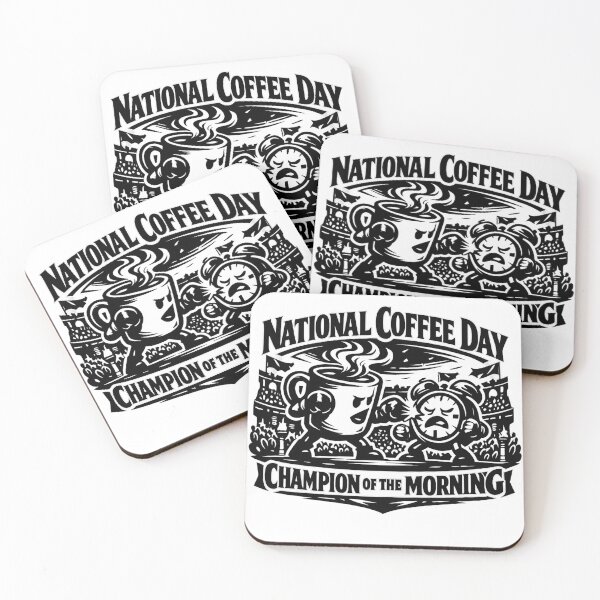 Item preview, Champion of the Morning National Coffee Day Victory designed and sold by irfanshikh.