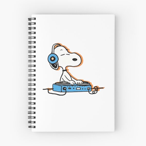 Item preview, Retro Peanuts Records DJ Snoopy Headphone designed and sold by Gbriel3.