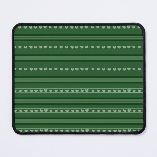 Item preview, Dark Green & Light Green Hearts in Stripes designed and sold by KSimpson838.