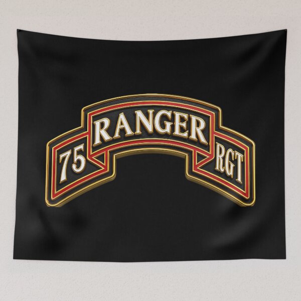 Item preview, Army - 75th Ranger Regiment - Ranger Scroll - 3D - Enhanced designed and sold by Military Insignia Products.