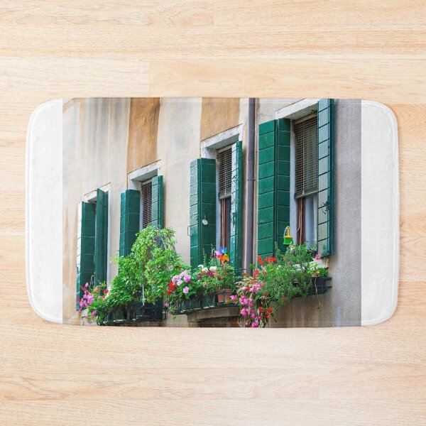 Item preview, Charming Flowered Window Shutters designed and sold by Gerard Fornarotto.