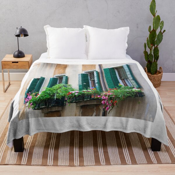 Item preview, Charming Flowered Window Shutters designed and sold by Gerard Fornarotto.