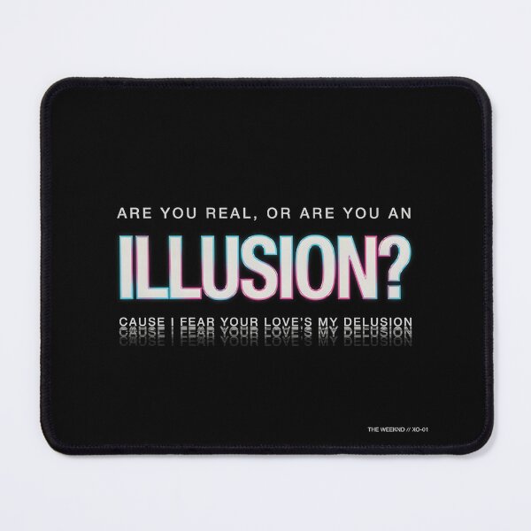Item preview, Are You Real Or Are You An Illusion - The Weeknd Neon Outline designed and sold by Enea Kelo.