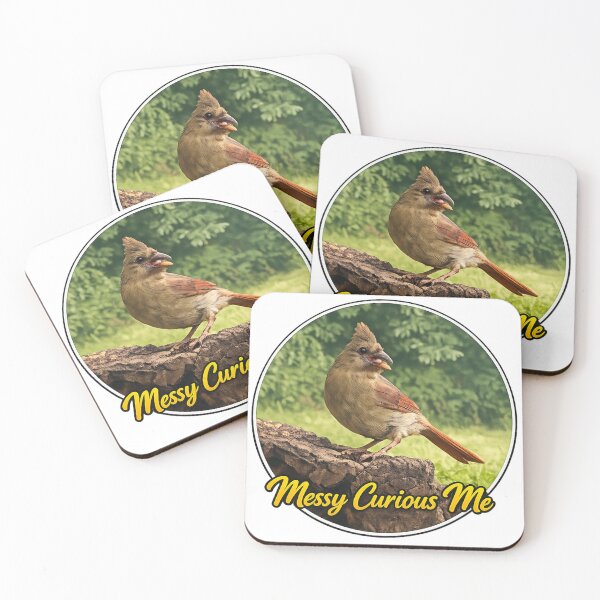Item preview, Female Cardinal - Messy Curious Me designed and sold by Messy Curious Me.