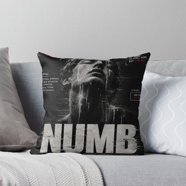 Item preview, NUMB | Dark Psychological Wall Art Print | Minimal Abstract Poster designed and sold by VANTALAB.