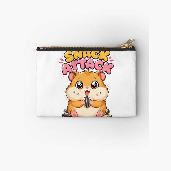 Item preview, Snack Attack Cute Kawaii Hamster Saying designed and sold by BoosterShop.