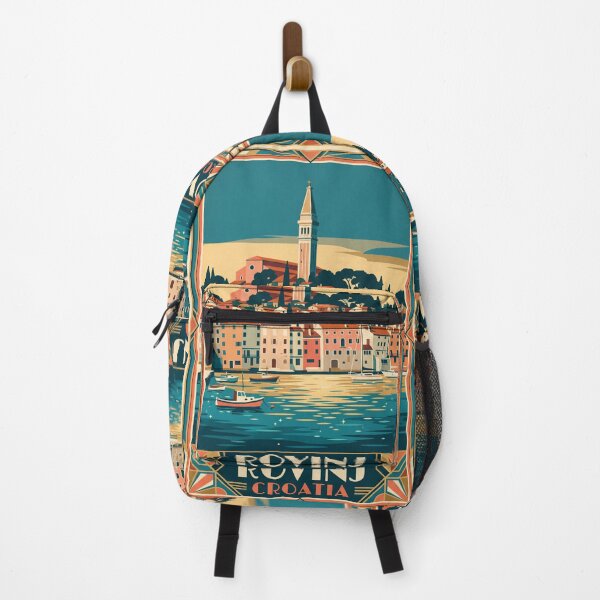 Item preview, Rovinj Croatia Vintage Travel Poster designed and sold by Bomax121.