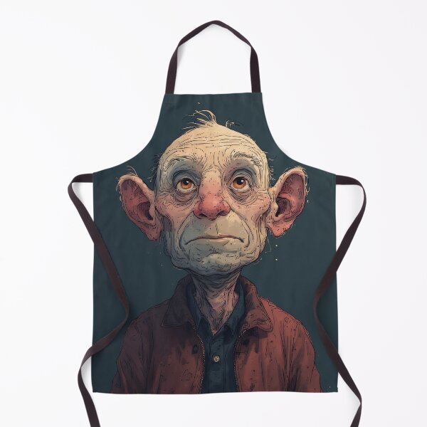 Item preview, Old man with a wrinkled face and large ears designed and sold by Mianku | Für das Leben.