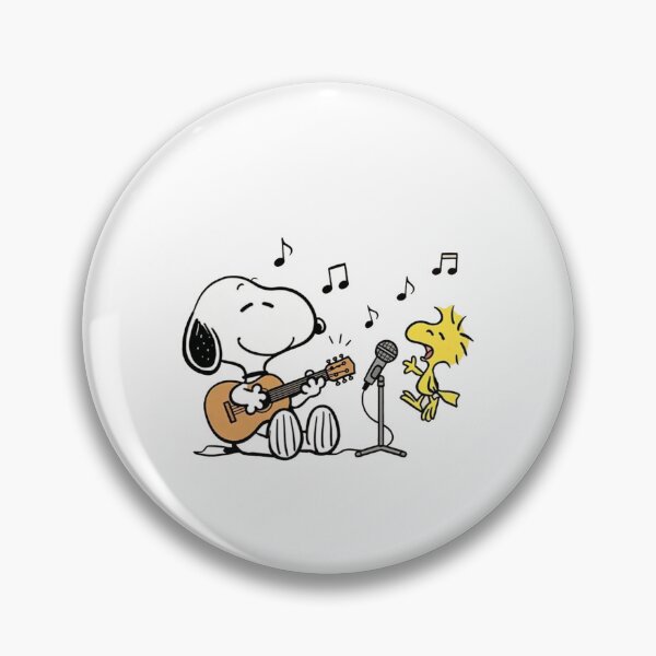 Item preview, Retro Peanuts Snoopy Playing Guitar Sing designed and sold by Gbriel3.
